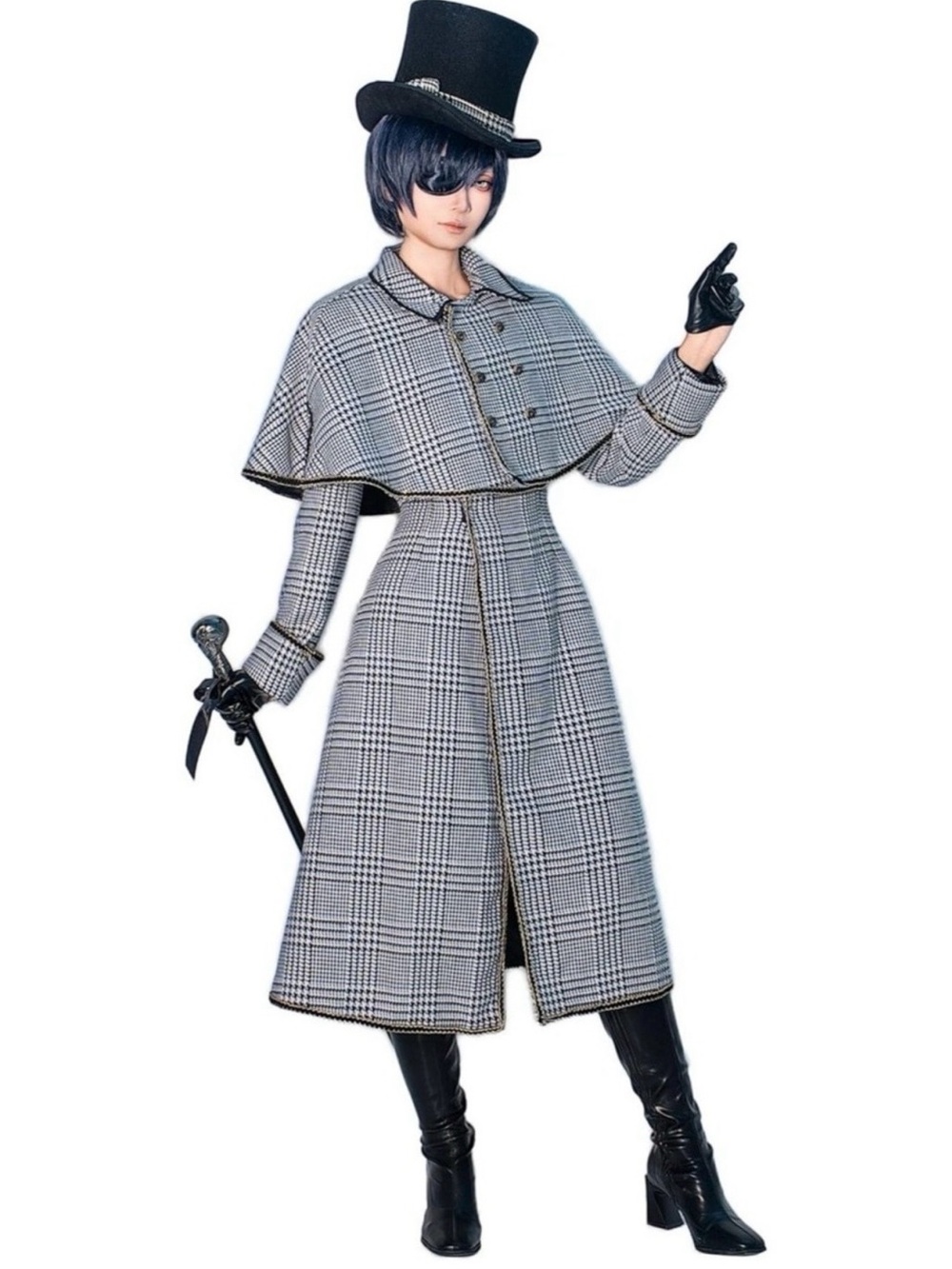 Black Butler Ciel Phantomhive Cosplay Costume size large 12/14 anime